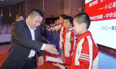 北京昊天学校小记者站成立大会开幕